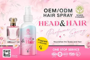 รับผลิตHEAD &HAIR สเปรย์ผมหอม พร้อมบำรุงหนังศีรษะและเส้นผม