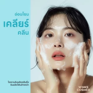 โรงงานรับผลิตโฟมล้างหน้า โรงงานรับผลิตคลีนซิ่ง อ่อนโยนได้มาตรฐาน สะอาด ปลอดภัย